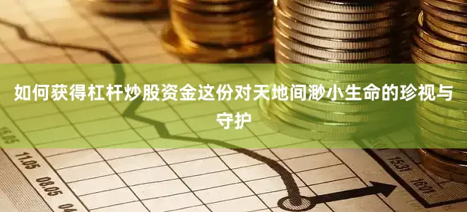 如何获得杠杆炒股资金这份对天地间渺小生命的珍视与守护