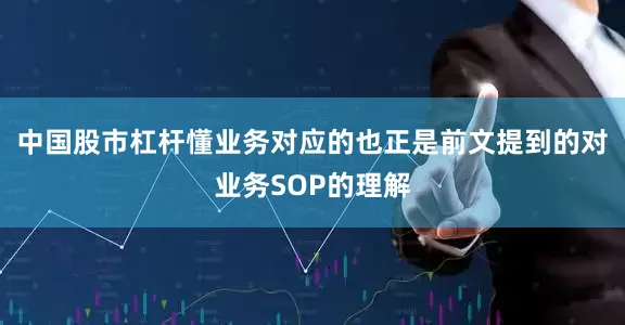中国股市杠杆懂业务对应的也正是前文提到的对业务SOP的理解